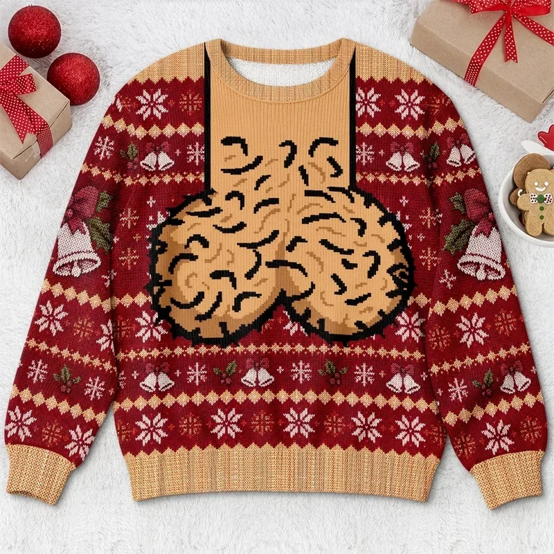 Personalized Funny Christmas Sweatshirt – Jingle Balls All the Way