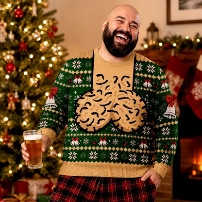 Personalized Funny Christmas Sweatshirt – Jingle Balls All the Way