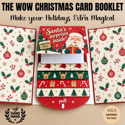 ⏰ LAST DAY 50% OFF - 2026 New 🎅💳 Waterfall Christmas Gift Card Booklet ✨