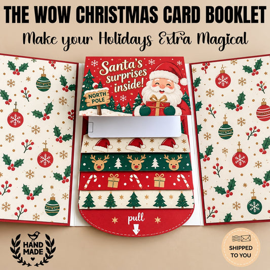⏰ LAST DAY 50% OFF - 2026 New 🎅💳 Waterfall Christmas Gift Card Booklet ✨