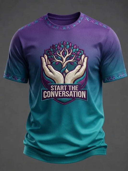 Men's Suicide Prevention Awareness Short-Sleeve T-Shirt
