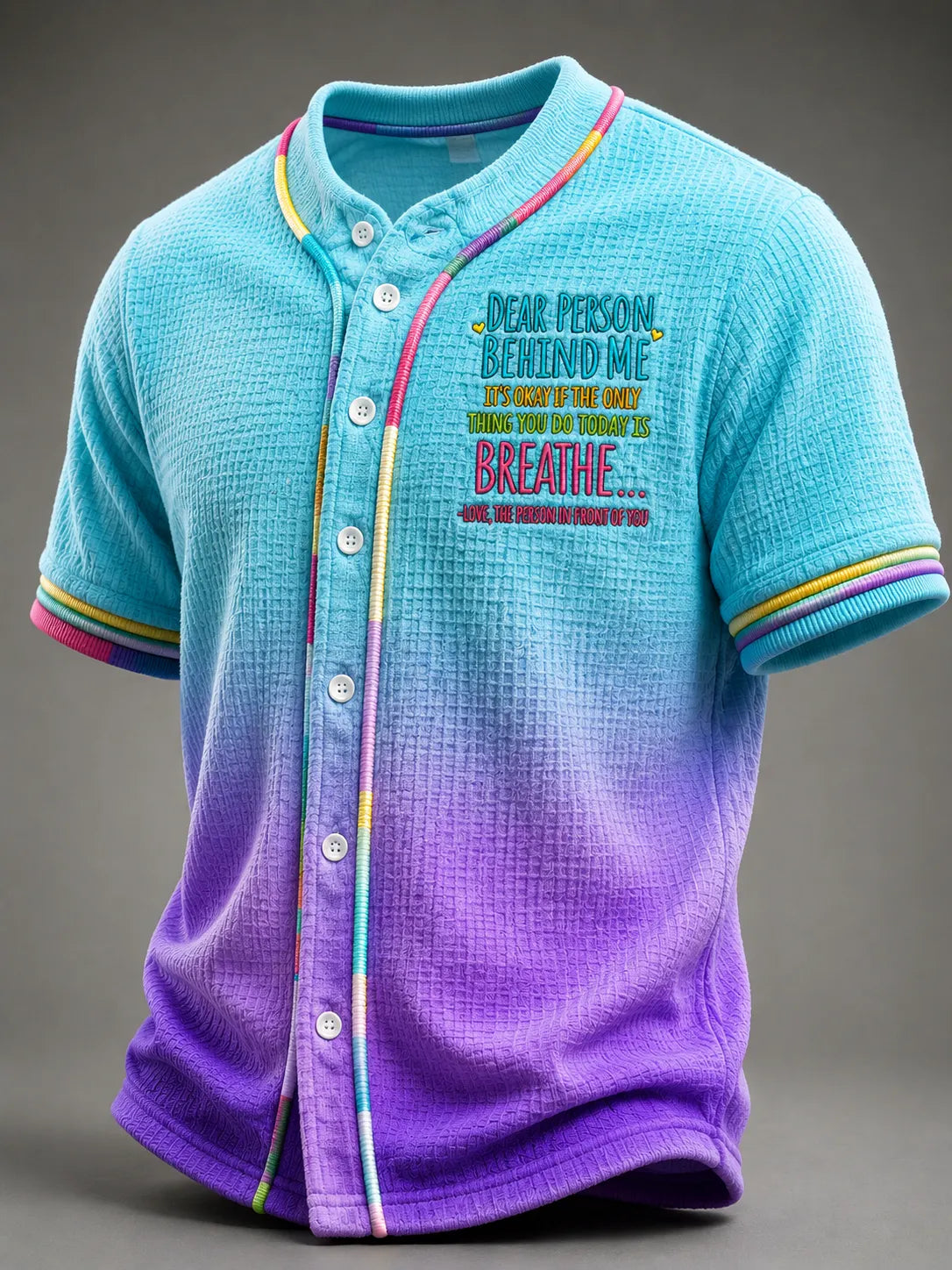 Men's Suicide Prevention Awareness Print Short-Sleeve Shirt