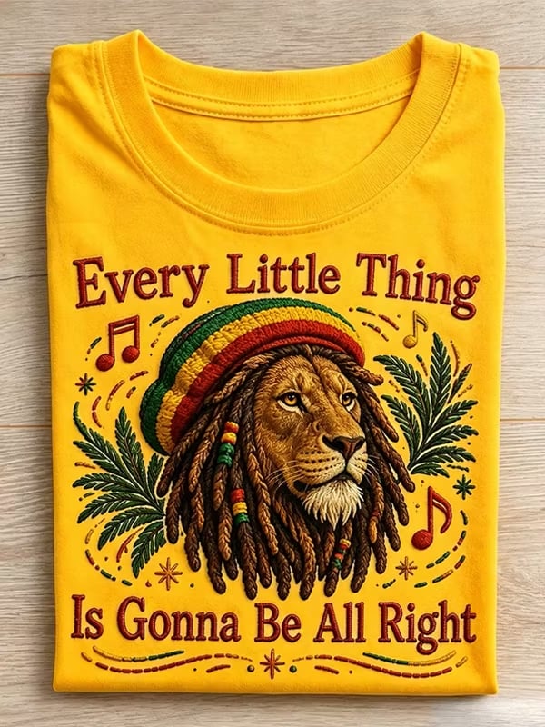 Women's Reggae Music Art Print Casual T-shirt