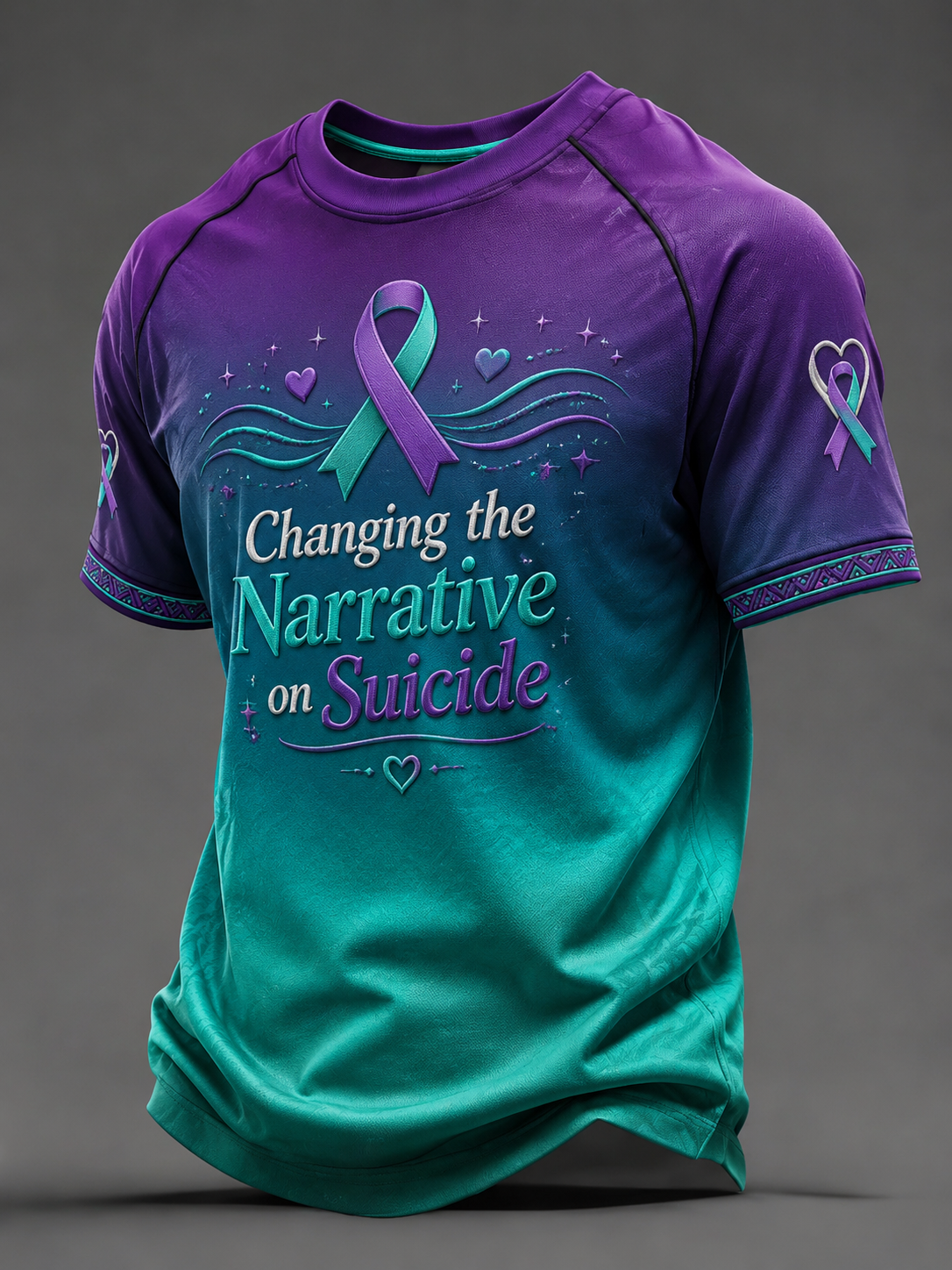 Men's Suicide Prevention Awareness Short-Sleeve T-Shirt