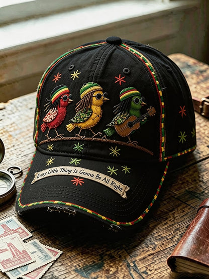 Don'T Worry About Anything Because Every Little Thing Will Get Better Printed Hat