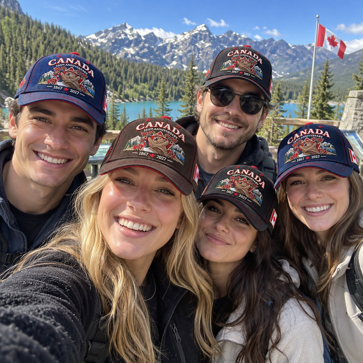 🍁 Canada 160th Anniversary 1867–2027 – Premium Heritage Cap• Comfortable Fit