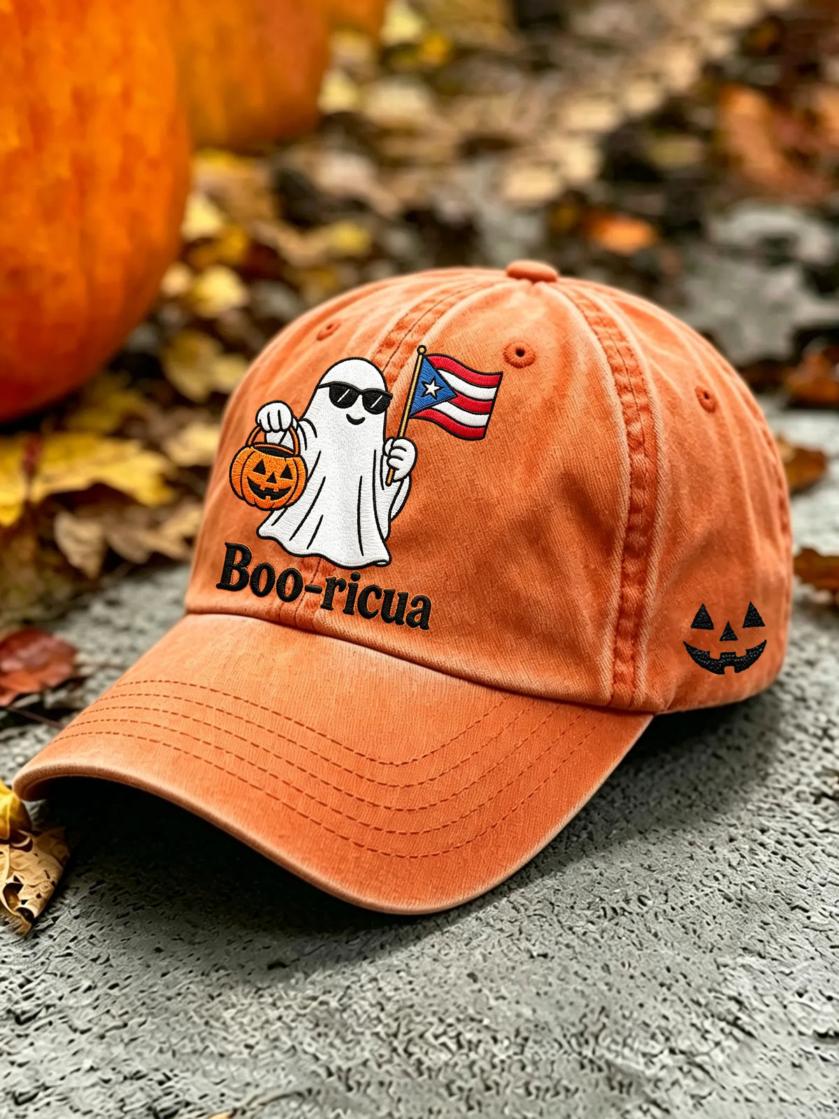 🎃Unisex Halloween In Puerto Rico Printed Baseball Cap