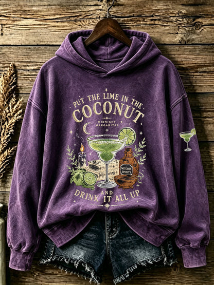 Women's Midnight Margaritas Print Sweatshirt
