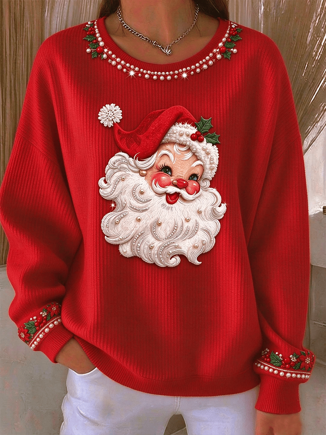 Women's Casual Printed Sweatshirt