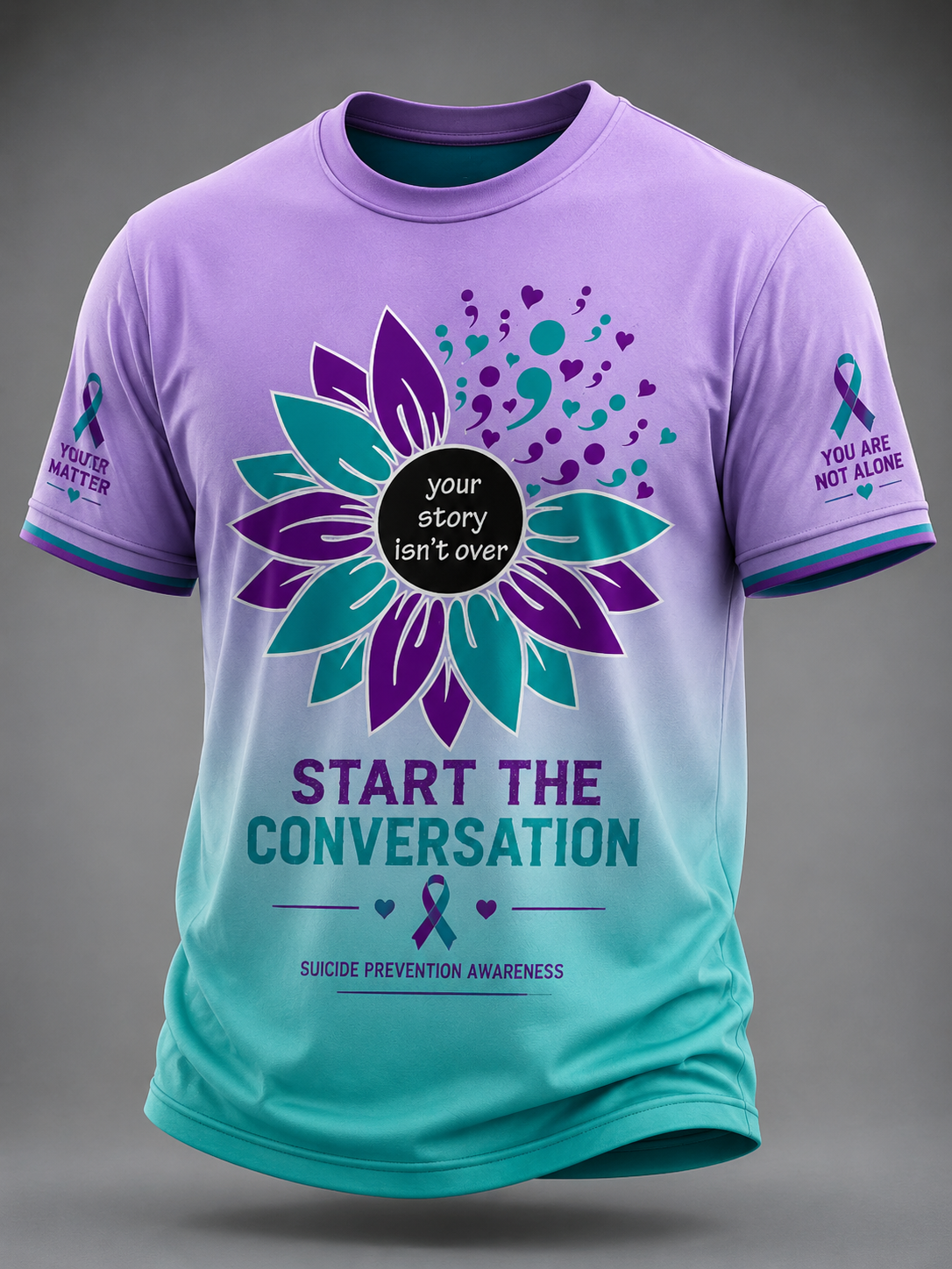 Men's Suicide Prevention Awareness Short-Sleeve T-Shirt