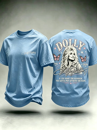 Men's Rip Country Music Lover Queen of Country Printed T-shirt
