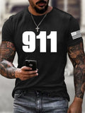 Men's Patriots Day: Never Forget 9/11 Short-sleeved T-shirt