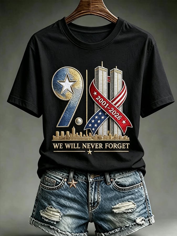 Women's USA 911 Print T-Shirt