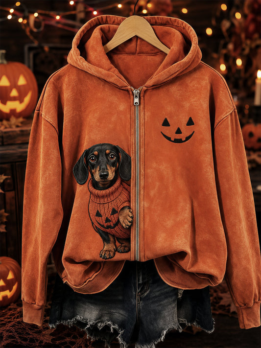 Women's Casual Animal Print Hoodie