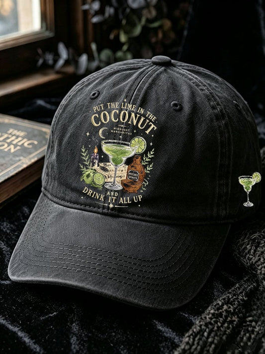 Unisex Midnight Margaritas Printed Hat