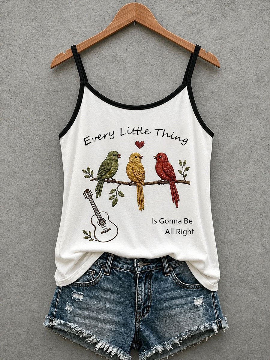 Women's Reggae Inspired Print Casual Tank Top