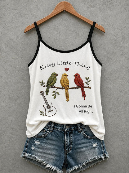 Women's Reggae Inspired Print Casual Tank Top