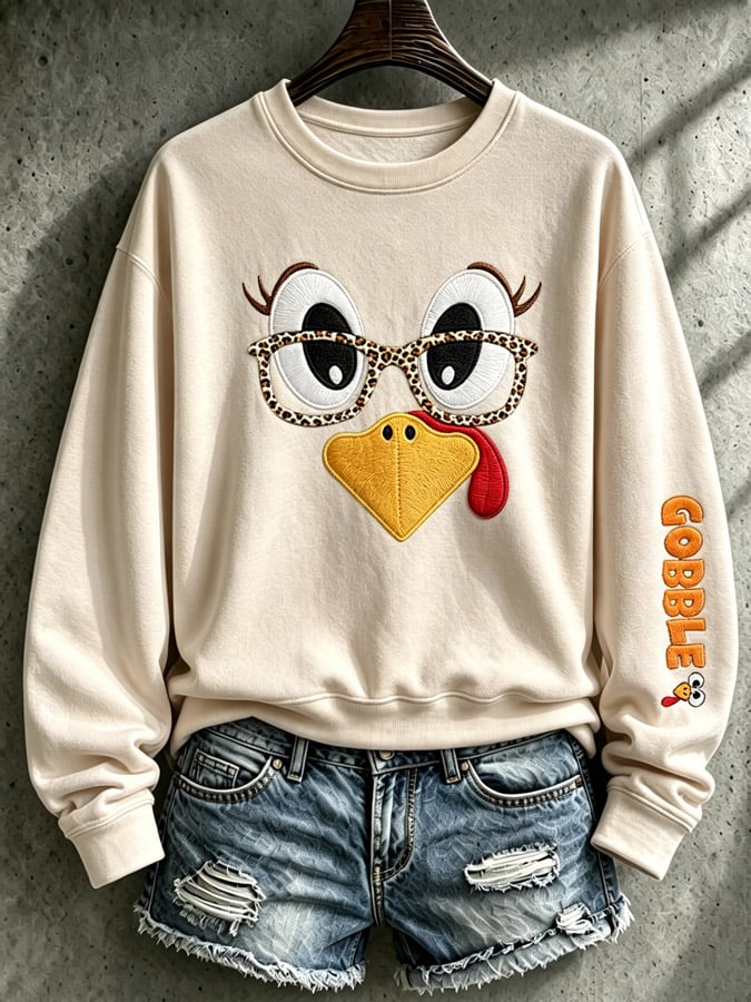 Women's Thanksgiving Print Top