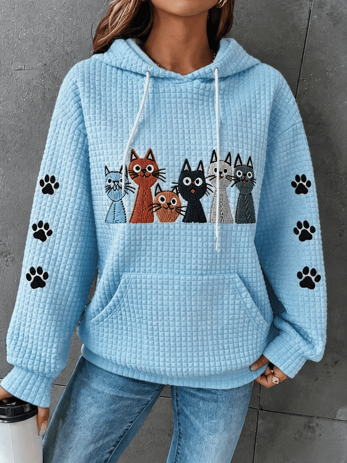Women's Casual Animal Print Hoodie
