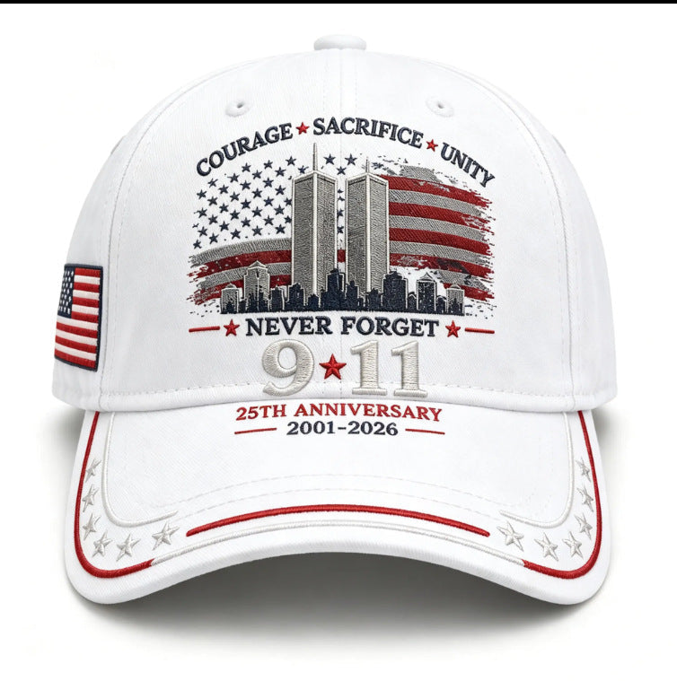 🦅49% OFF🔥Never Forget 9/11 25th Anniversary Memorial Cap