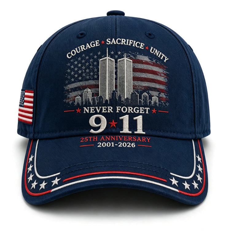 🦅49% OFF🔥Never Forget 9/11 25th Anniversary Memorial Cap