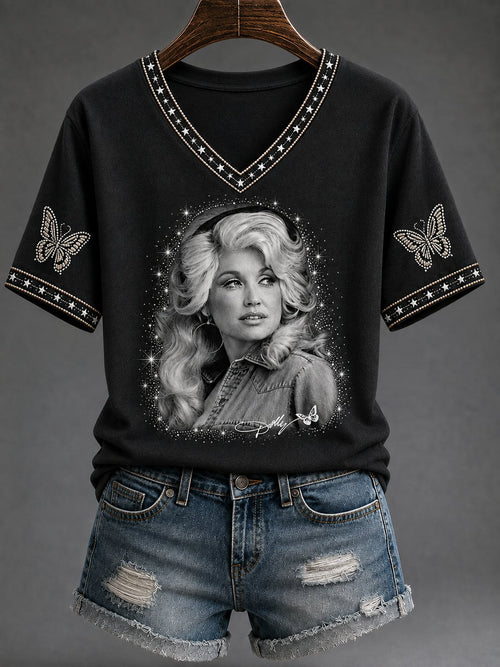 Women'S Raised On Dolly Print T-Shirt
