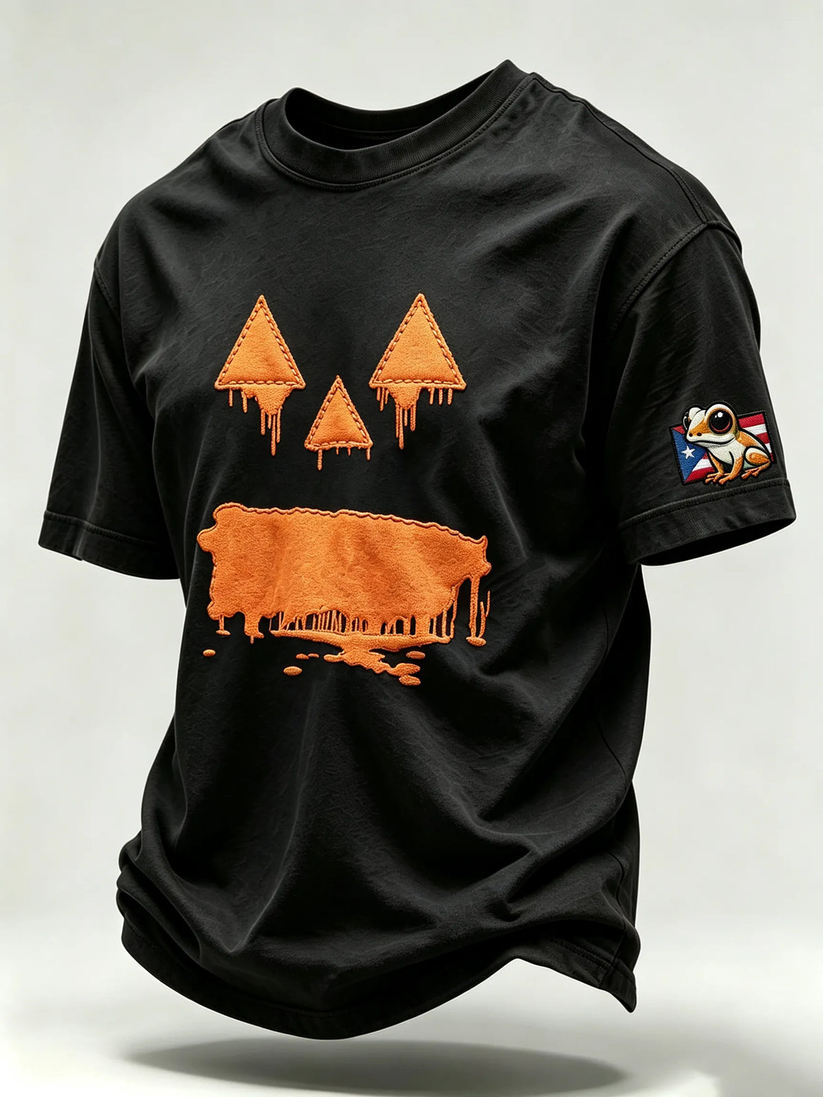 🎃Men's Halloween in Puerto Rico Print Short-Sleeve T-Shirt