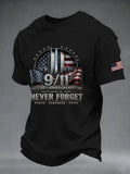 Men's Retro Print Short-Sleeve T-Shirt