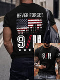 Men's 911 We Will Never Forget Graphic Short Sleeve T-Shirt