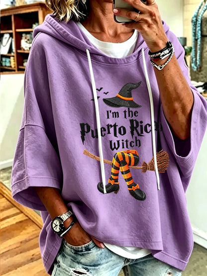🎃Women's Halloween In Puerto Rico Printed Casual Sweatshirt