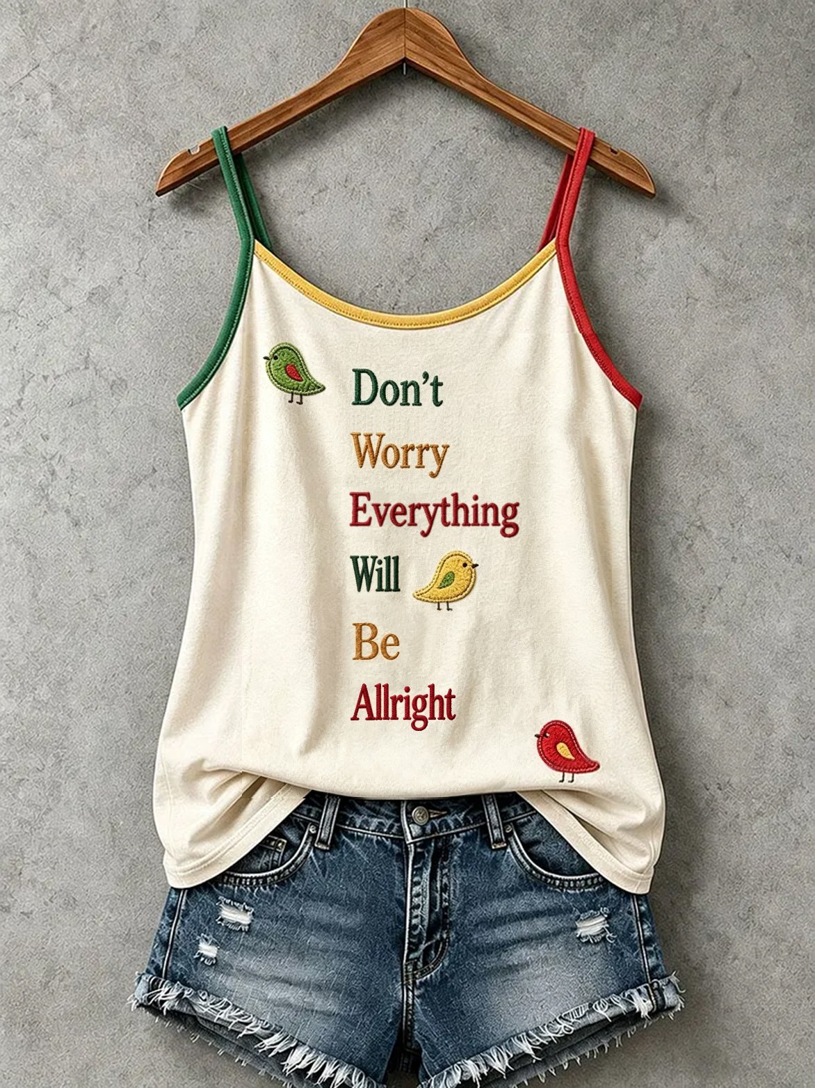 Women's Reggae Inspired Print Casual Tank Top
