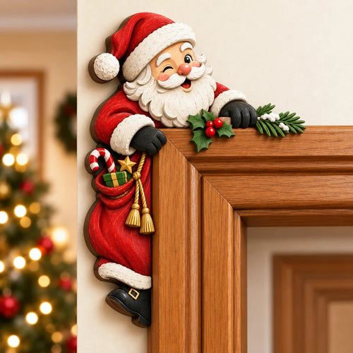 💯Christmas Peekaboo Door Frame Corner Decor