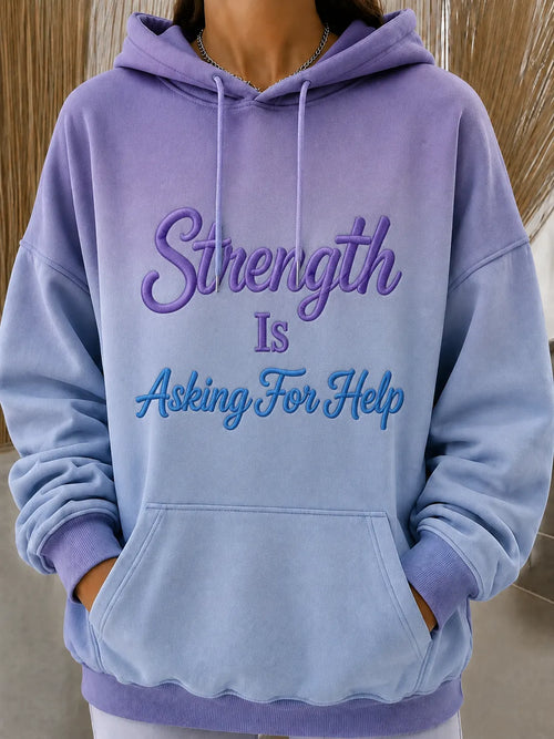 Women's Mental Health&Suicide Prevention Awareness Print Hoodie