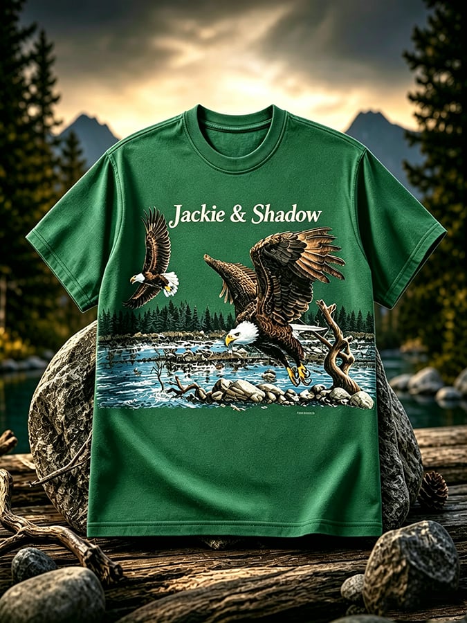 Men's  Jackie and Shadow Print Short-Sleeve T-Shirt