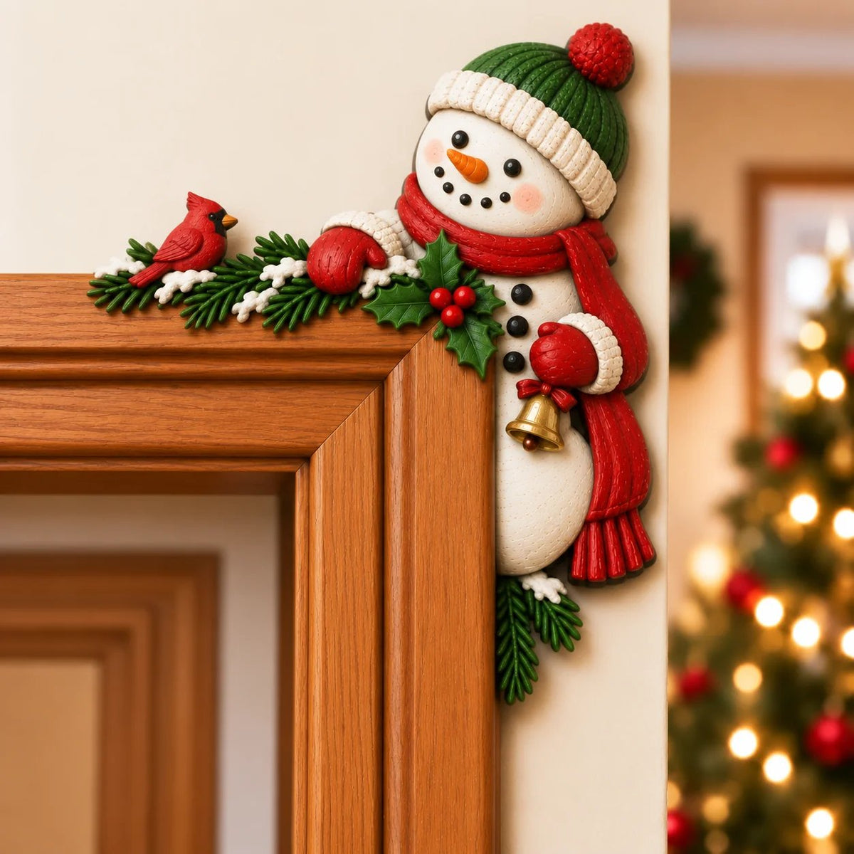 💯Christmas Peekaboo Door Frame Corner Decor