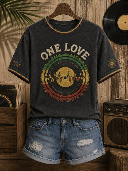 Women's Musical Art Print Tee