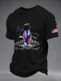 Men's Retro Print Short-Sleeve T-Shirt