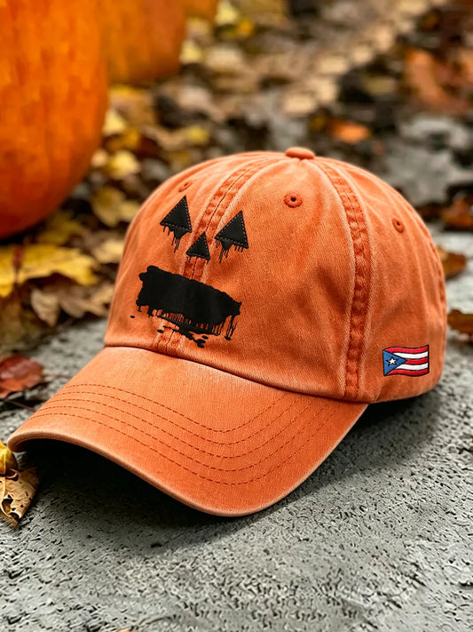 Unisex Halloween In Puerto Rico Printed Baseball Cap