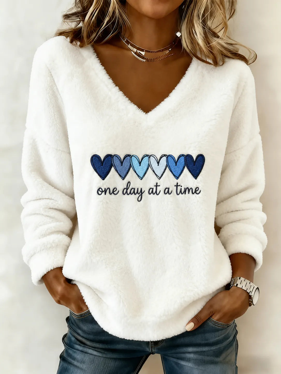 Women's Mental Health&Suicide Prevention Awareness Print Sweatershirt