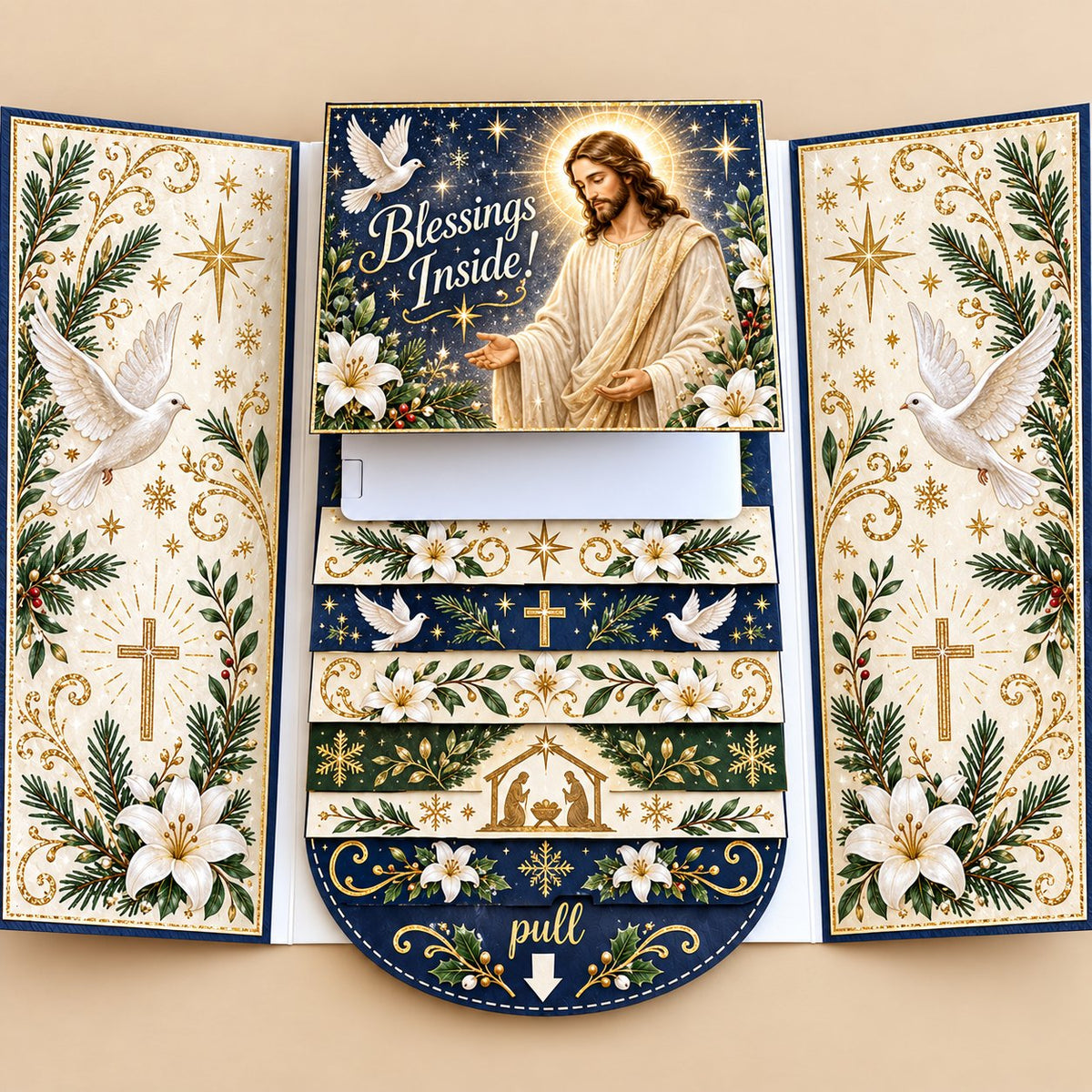 ⏰ LAST DAY 50% OFF - 2026 New 🎅💳 Waterfall Christmas Gift Card Booklet ✨