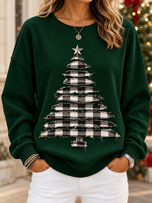 Women'S Casual Christmas Print Sweatshirt