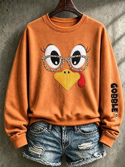 Women's Thanksgiving Print Top