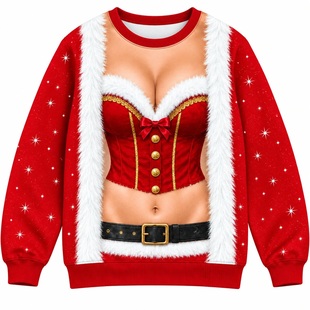 Funny Ugly Christmas Sweater, Novelty Holiday Sweatshirt, Festive Party Outfit