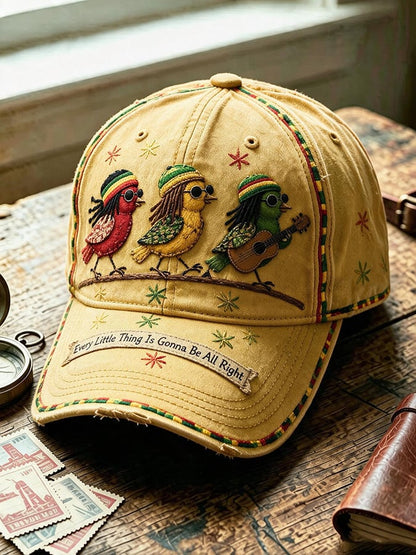 Don'T Worry About Anything Because Every Little Thing Will Get Better Printed Hat