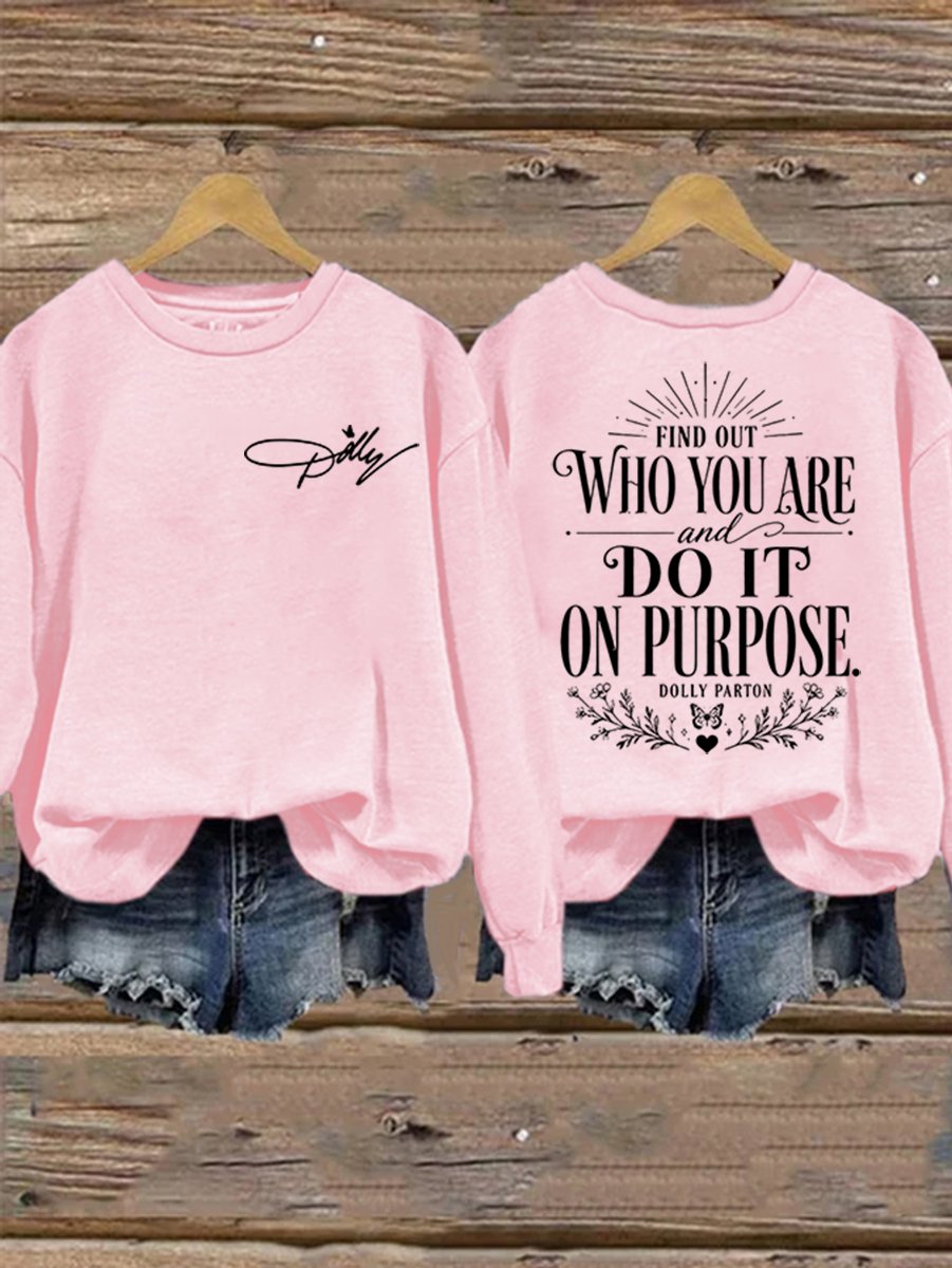 Women's Dolly Parton Memorial Print Sweatshirt