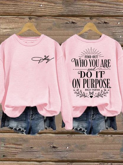 Women's Dolly Parton Memorial Print Sweatshirt