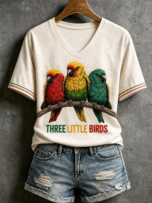 Women's Musical Art Print Tee
