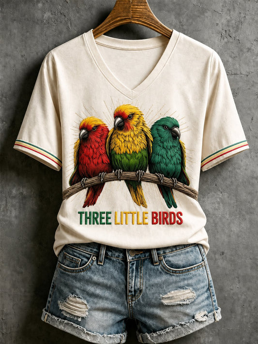 Women's Musical Art Print Tee