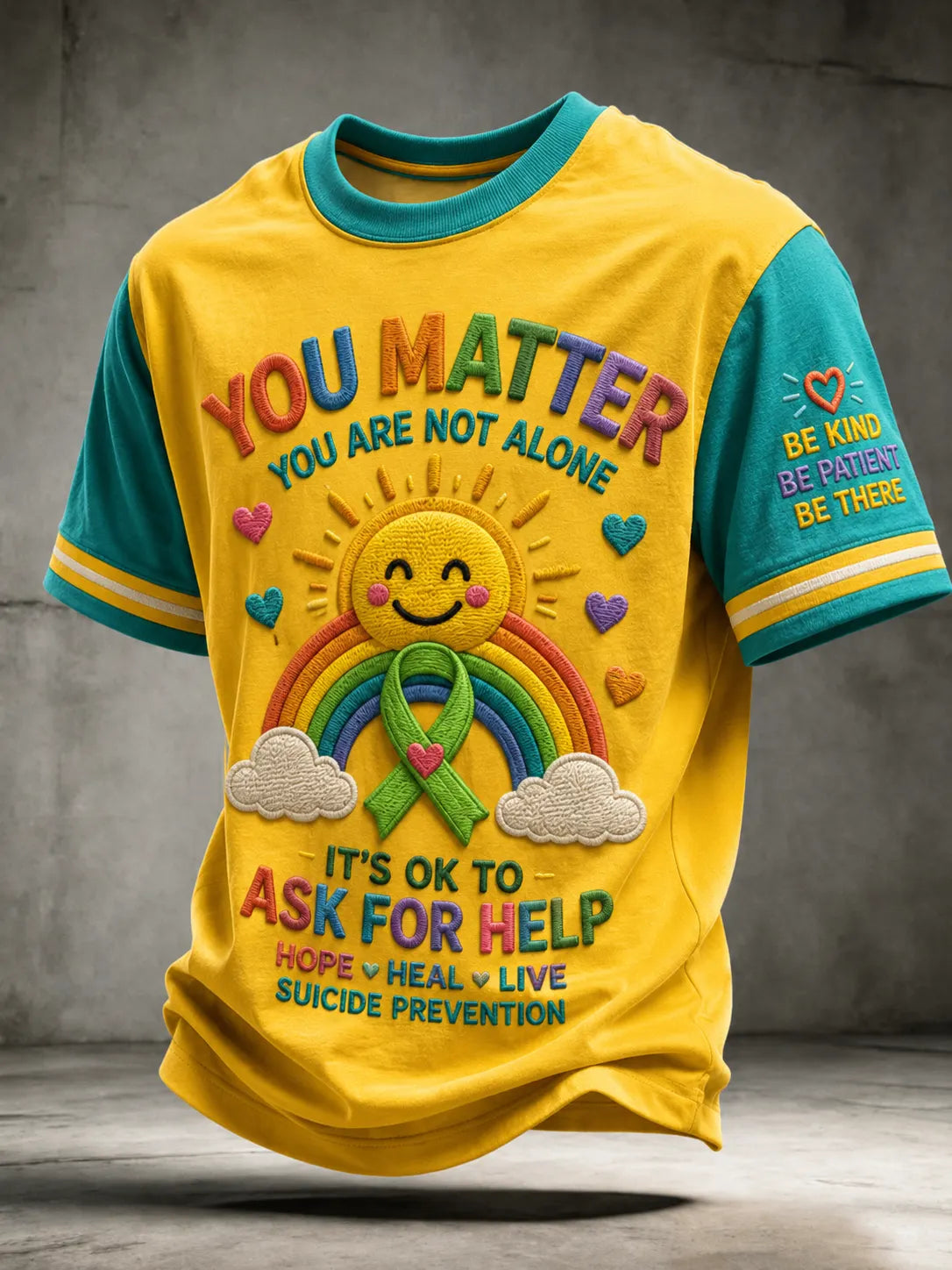 Men's Suicide Prevention Awareness Short-Sleeve T-Shirt