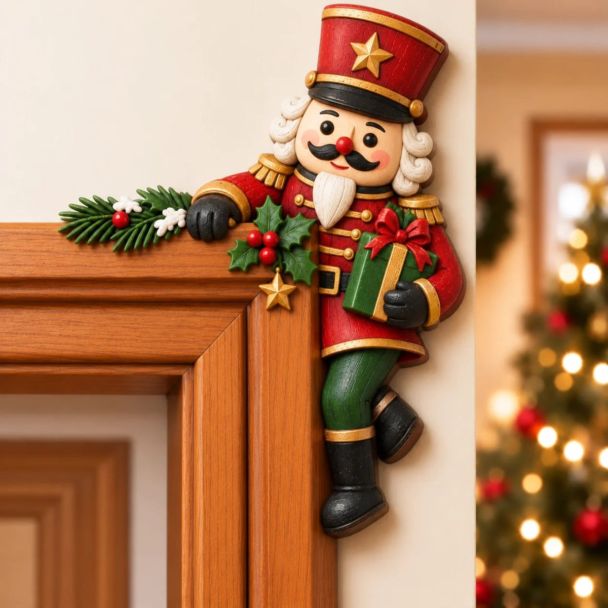 💯Christmas Peekaboo Door Frame Corner Decor
